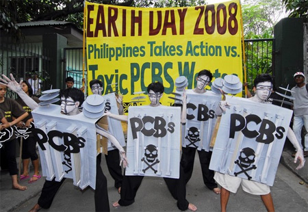 Акция протеста у Национального Центра Экологии на Филиппинах