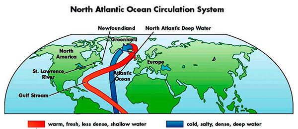Гольфстрим: теплая вода переносит пластик из Северной Атлантики в Северный Ледовитый океан