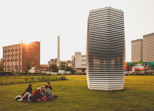 В Пекине воздух очищается с помощью специальной фильтрующей башни