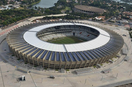 Бразильские стадионы преобразуют солнечную энергию