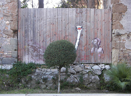 Уличное искусство во взаимодействии с природой