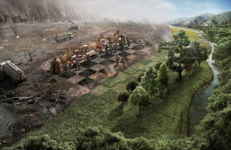 Уничтожение лесов - важнейшая проблема современности